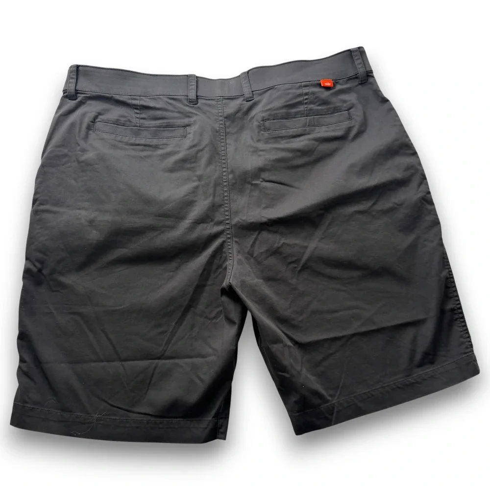 Nike Dri-FIT Chino Golf Shorts Mens 40 Charcoal Grey DA4139-070 Stretch Cotton